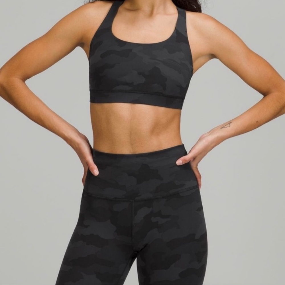 Lululemon Camo Energy Bra NWT sz 6